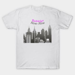 city silhouette and name ( barbielyn) graphic T-Shirt